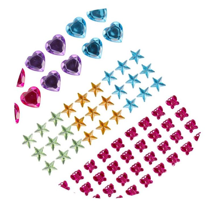 Craft With Fun, ozdoba dekoracyjna, samoprzylepne kryształki