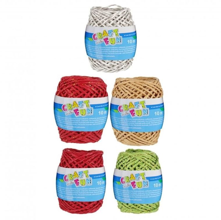 Craft With Fun, ozdoba dekoracyjna, sznurek, 10m, 1 szt.