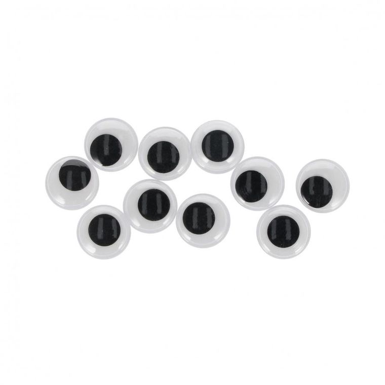 Craft With Fun, ozdoba samoprzylepne, oczy, 3w1