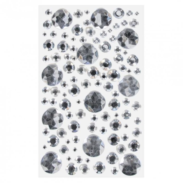 Craft With Fun, ozdoby dekoracyjne, samoprzylepne kryształki, diamenty