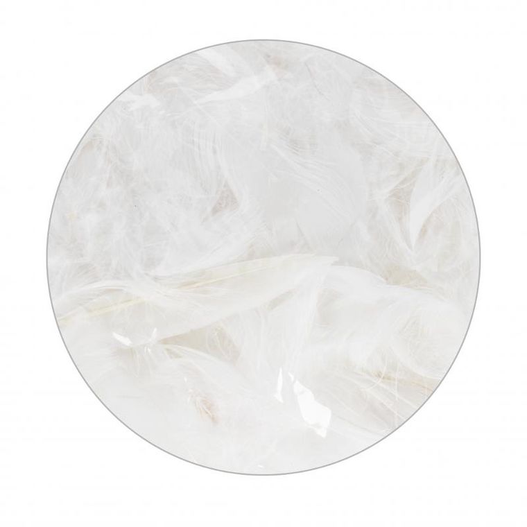 Craft With Fun, piórka dekoracyjne, biel, 20-30 cm, 16g