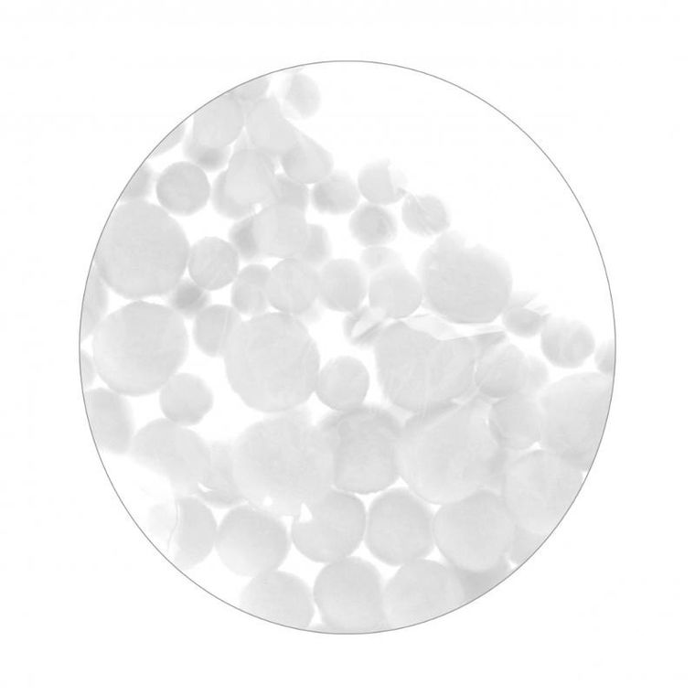 Craft With Fun, pompony białe, 90 szt.