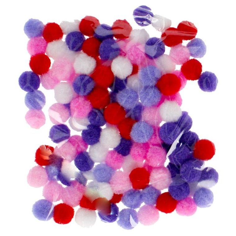 Craft With Fun, pompony dekoracyjne, 1 cm