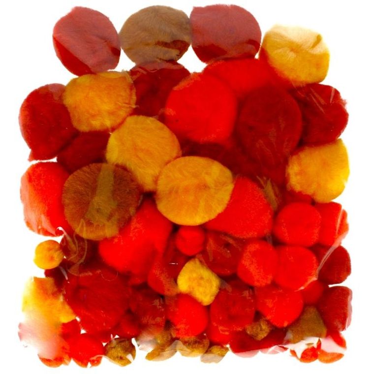 Craft With Fun, pompony dekoracyjne, akryl