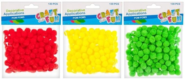 Craft With Fun, pompony, ozdoba dekoracyjna