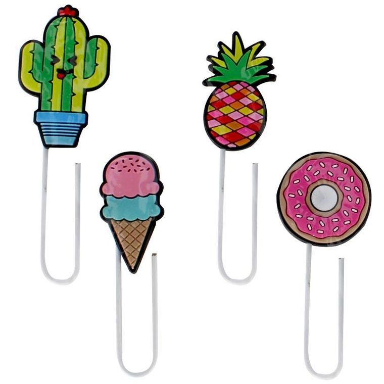 Craft With Fun, spinacz ozdobny, kaktus, 4 szt.