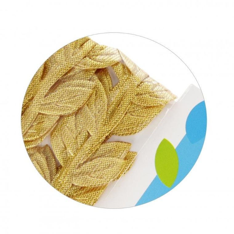 Craft With Fun, taśma dekoracyjna, liście, 2 m