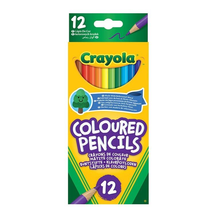 Crayola, kredki ołówkowe, 12 szt.