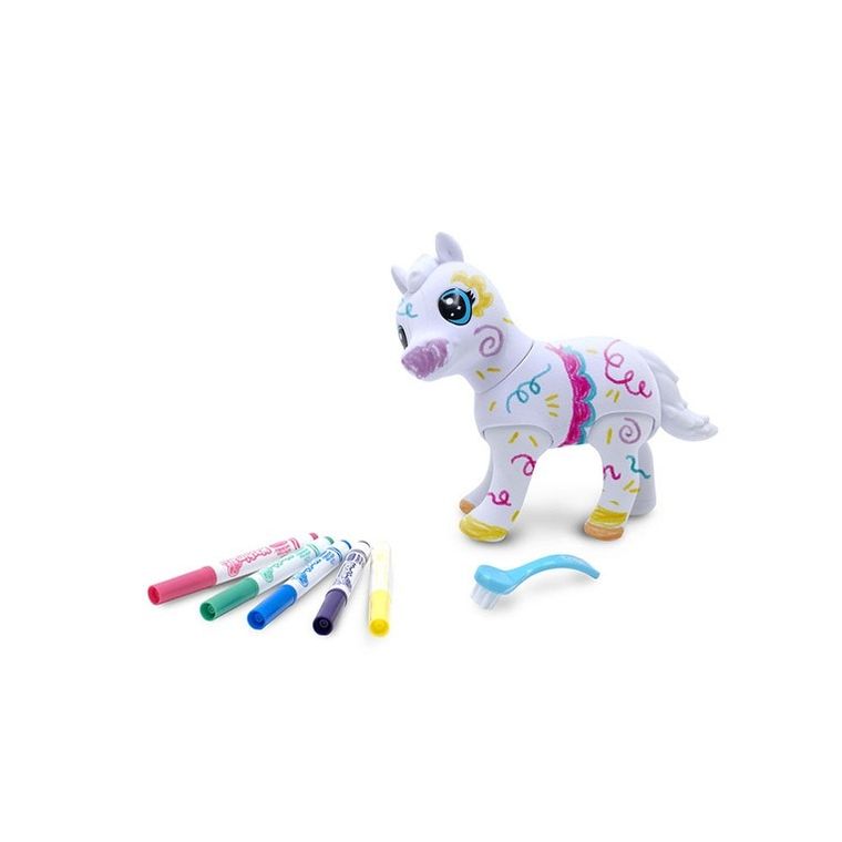 Crayola, Washimals, Jumbo Pets, figurka do kolorowania zmywalnymi flamastrami, Kucyk Elvis