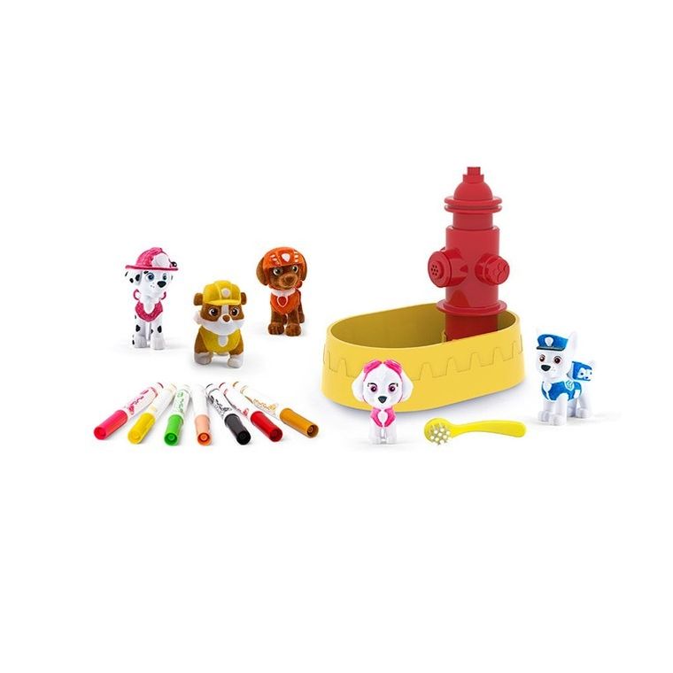 Crayola, Washimals, Psi Patrol, figurki do kolorowania zmywalnymi flamastrami, 5 szt.