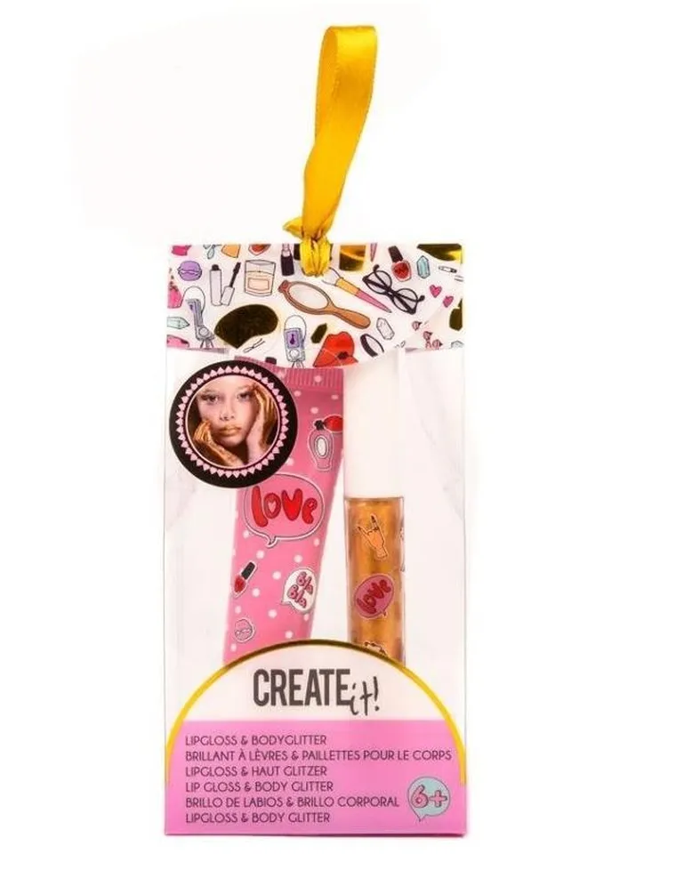 Create It! błyszczyk+brokat do ciała, 1 szt.