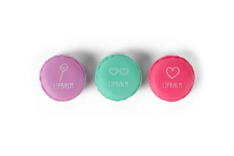 Create It! Candy, balsam do ust, makaroniki, 3 szt.