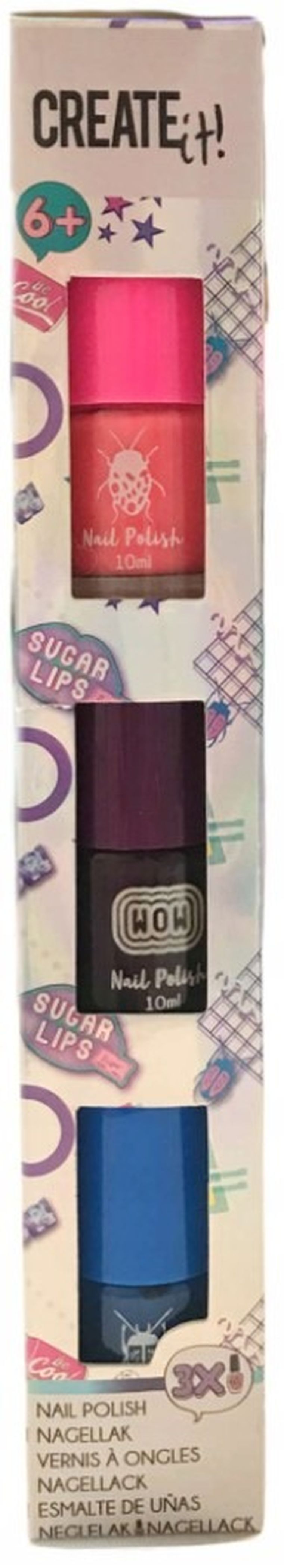 Create it! lakier do paznokci, 3 szt.