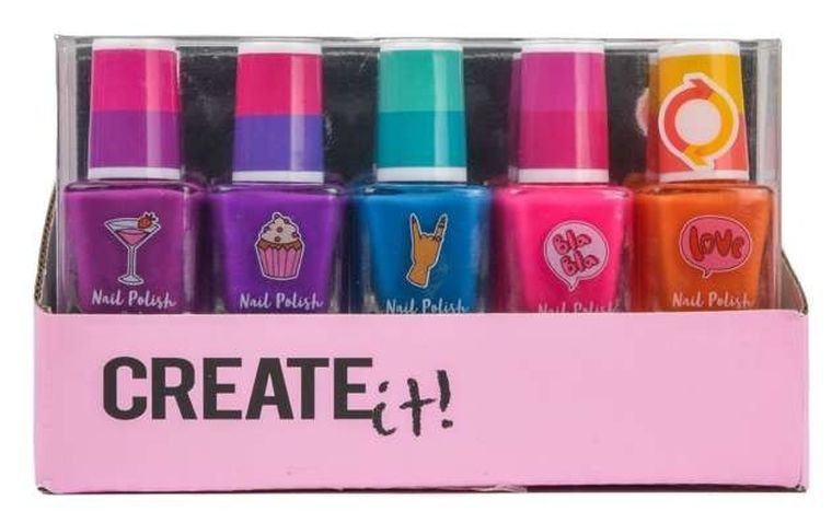 Create It! lakier do paznokci zmieniający kolor, 5 szt.