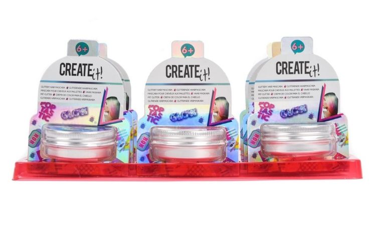 Create It! maskara z brokatem do włosów
