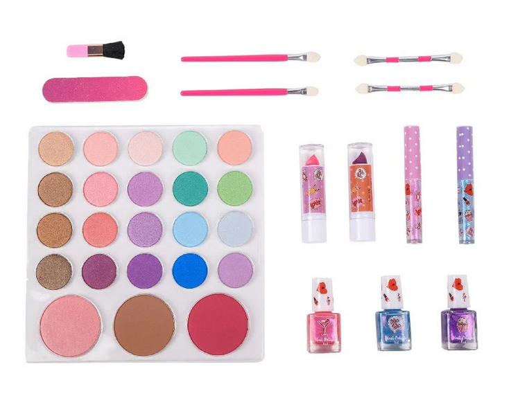 Create It! zestaw kosmetyczny w różowej walizce