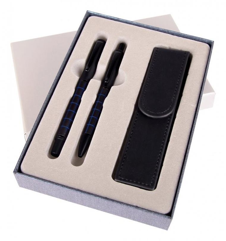 Cresco, długopis automatyczny i pióro wieczne w etui, Dorian