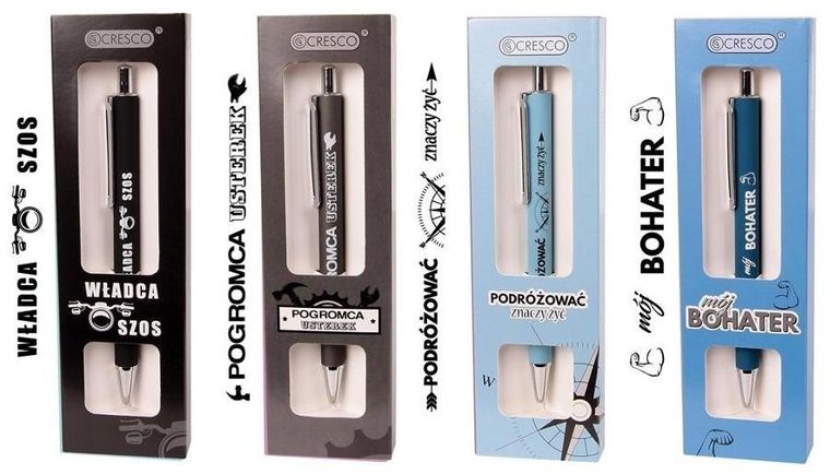 Cresco, długopis z nadrukiem w etui, 1 szt.