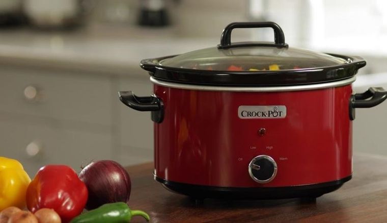 Crock-Pot, wolnowar, Scv400rd-050 3.5l, czerwony