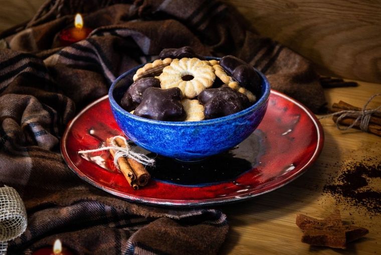 Crusta, talerz obiadowy handmade, Crusta, Ø 25 cm