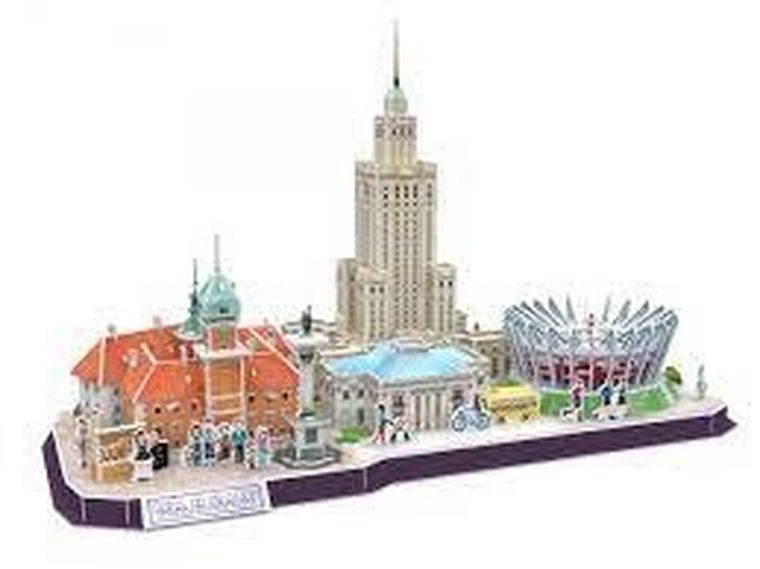 Cubic Fun, City Line, Warszwa, puzzle 3D