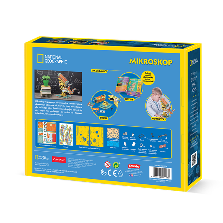 Cubic Fun, National Geographic, Mikroskop, puzzle 3D