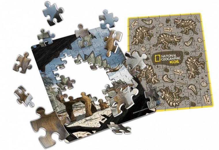 Cubic Fun, National Geographic, Stegozaur, puzzle 3D