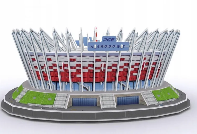 Cubic Fun, Stadion PGE Narodowy, puzzle 3D, 105 elementów