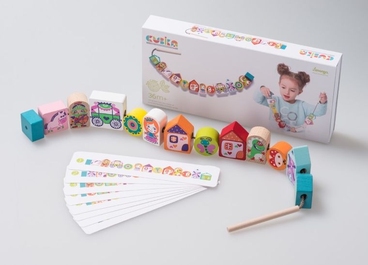 Cubika, klocki do nawlekania, Księżniczki