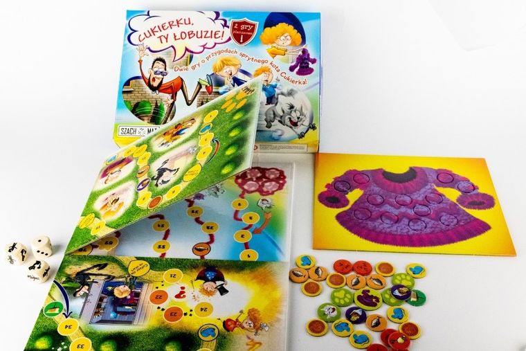 Cukierku, Ty łobuzie!, gra familijna, 2w1