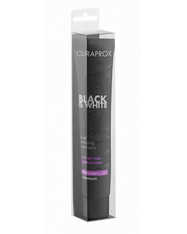 Curaprox, Black is White, wybielająca pasta do zębów, lime