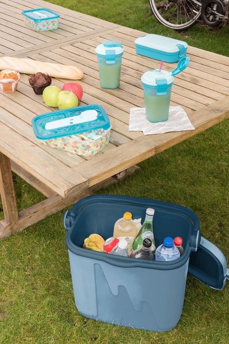 Curver, lodówka turystyczna, niebieska, 20L, 262277