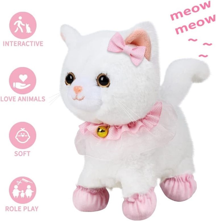 Cute Pet, Kotek na smyczy, maskotka interaktywna
