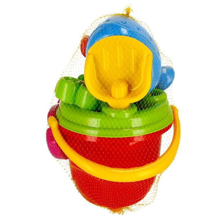 Czako, komplet do piasku, biedronka, 8 elementów