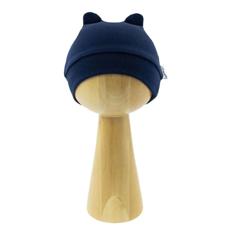 Czapka chłopięca, granatowa, Nicol