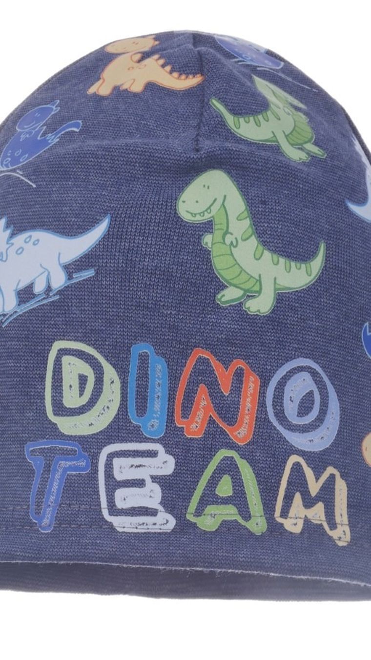 Czapka chłopięca, niebieska, Ambra