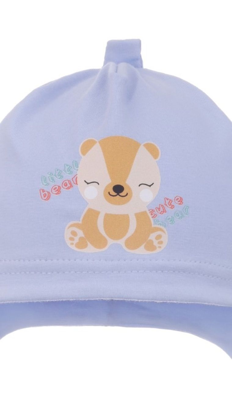 Czapka chłopięca, niebieska, Ambra