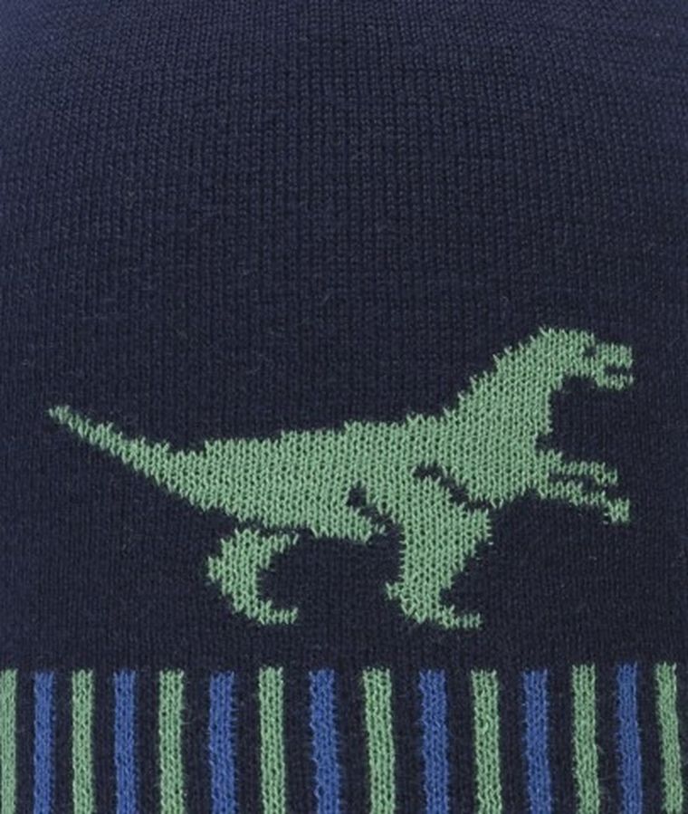 Czapka chłopięca, niebieska, dinozaur, Döll