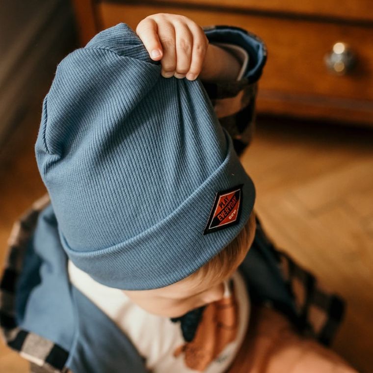 Czapka chłopięca, niebieska, Jump, Eevi