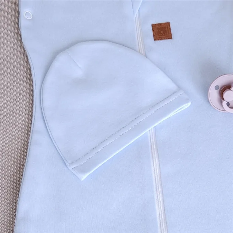 Czapka chłopięca, niebieska, zestaw, 2 szt., MimiNu