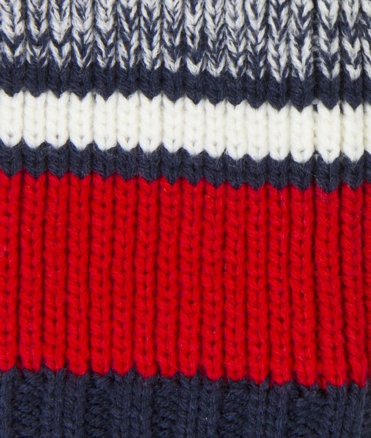 Czapka chłopięca, niebiesko-czerwona, Döll