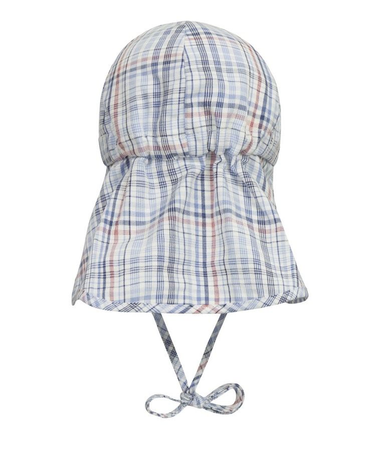 Czapka chłopięca safari, wiązana, ecru, Döll