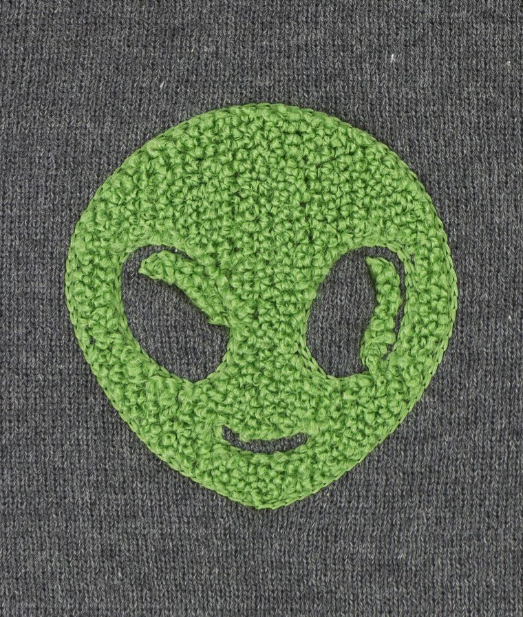 Czapka chłopięca, szara, alien, Döll