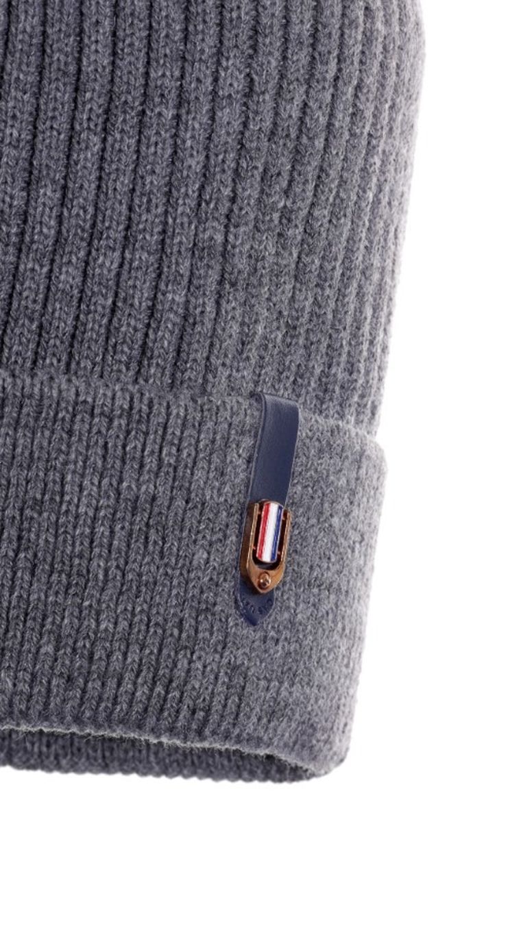 Czapka chłopięca, szara, Ambra