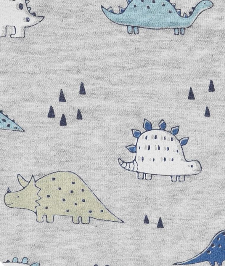 Czapka chłopięca, szara, dinozaury, Döll