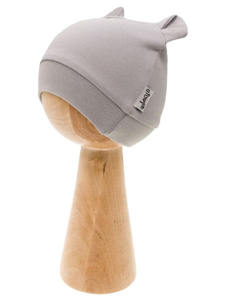 Czapka chłopięca, szara, Nicol