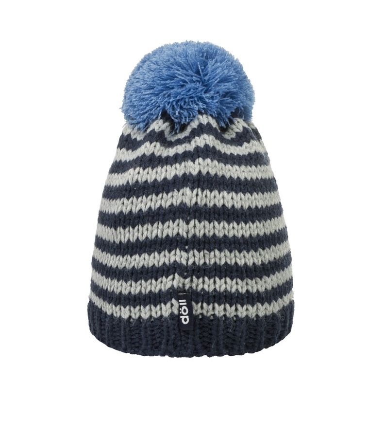 Czapka chłopięca, szaro-niebieska, Döll