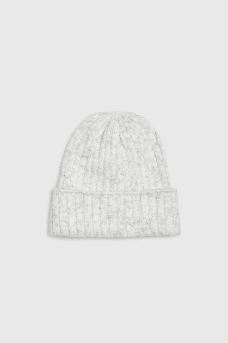 Czapka damska, szara, Moodo