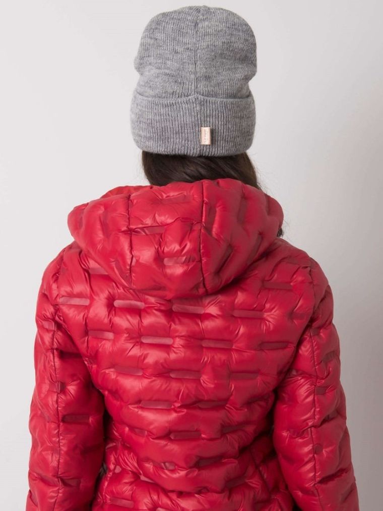 Czapka damska, szara, Rue Paris