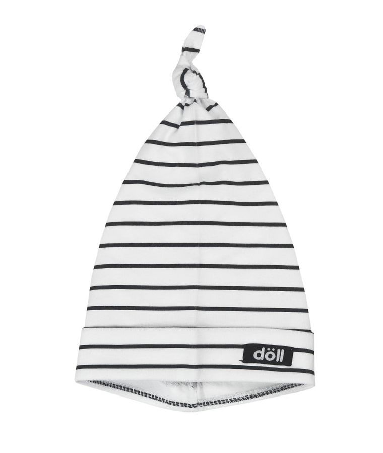 Czapka dziecięca, biało-granatowa, Döll